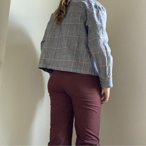 Brixton plaid cropped blazer jacket - Picture 4 of 4